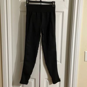 Gymshark Flex High Waisted Leggings-Black/Charcoal